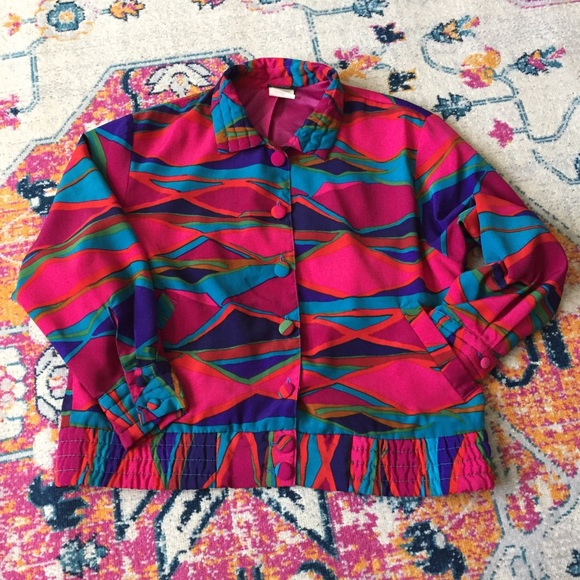 TanJay Jackets & Blazers - VINTAGE Multicolor Jacket